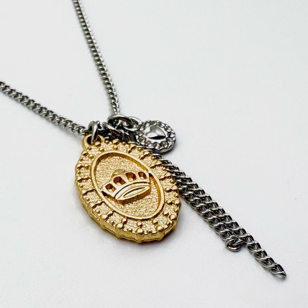 New Cabi Reign Gold and Silver Tone Charm Necklace - Picture 3 of 6